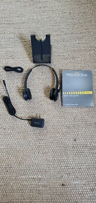 Jabra Pro Duo 920 wireless head set. 