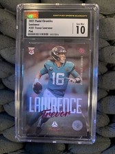 Trevor Lawrence RC Pink Luminance 2021 Panini Chronicles #201 CSG Gem Mint 10