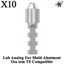 10pcs Dental Oss tem TS Compatible Lab Analog For Multi Abutment