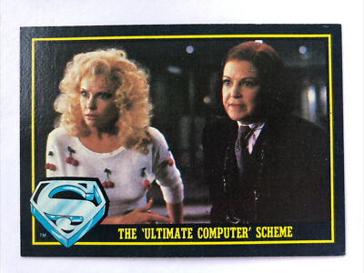 Topps Superman III 3 Karten 1983 The Ultimate Computer Scheme 55