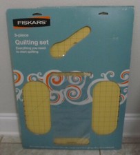 Fiskars 3-piece Quilting Set and extras, see details in description