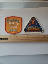 CRESTVIEW LANES 550 CLUB VINTAGE PATCH ABC century club vintage