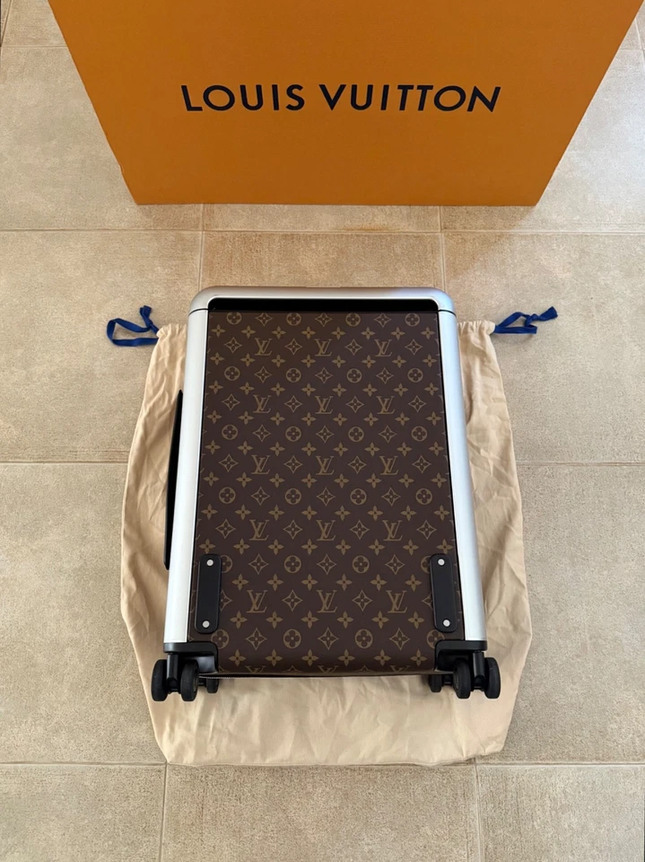Louis Vuitton HORIZON 55 Trolley Monogram Macassar 100% Authentic M20294 - Image 4 of 4