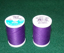 Dual Duty All Purpose Polyester Thread, 250 yards, Deep Violet 3660 