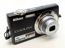 Nikon COOLPIX S220 10MP fotocamera digitale compatta testata buone condizioni