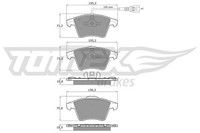 Bremsbelagsatz Scheibenbremse Tomex Brakes TX 13-93 FüR T5 Transporter VW Bus T6