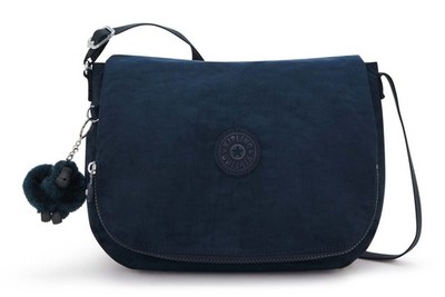kipling Basic Eyes Wide Open Earthbeat Umhängetasche Blue Bleu 2 dunkelblau Neu