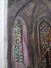 ✨ A SACRED PARISIAN SANCTUARY - ORIGINAL 1920s ETCHING, PENCIL SIGNED ✨on Arches