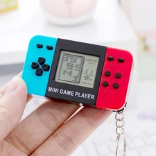Russian Tetris Mini Game Console Keychain Pendant Nostalgic Electronic Toy 