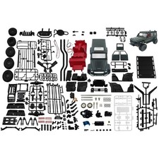 G500 MN86KS 1/12 MN Car KIT 2.4G 4WD Crawler Truck RC Car Unassembled DIY Toys