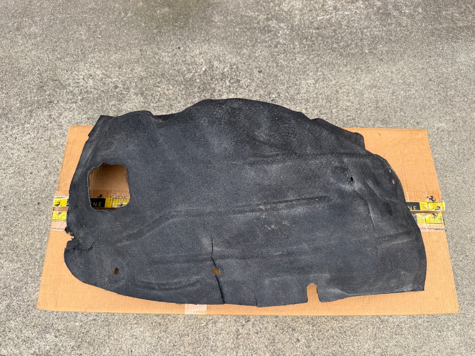 2008 - 2014 Ferrari California Gravel Guard Wheel Well Liner Driver  Front Left