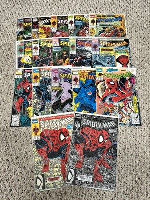 SPIDER-MAN #1-16  Complete 1990 Todd McFarlane Run! Including silver #1 
