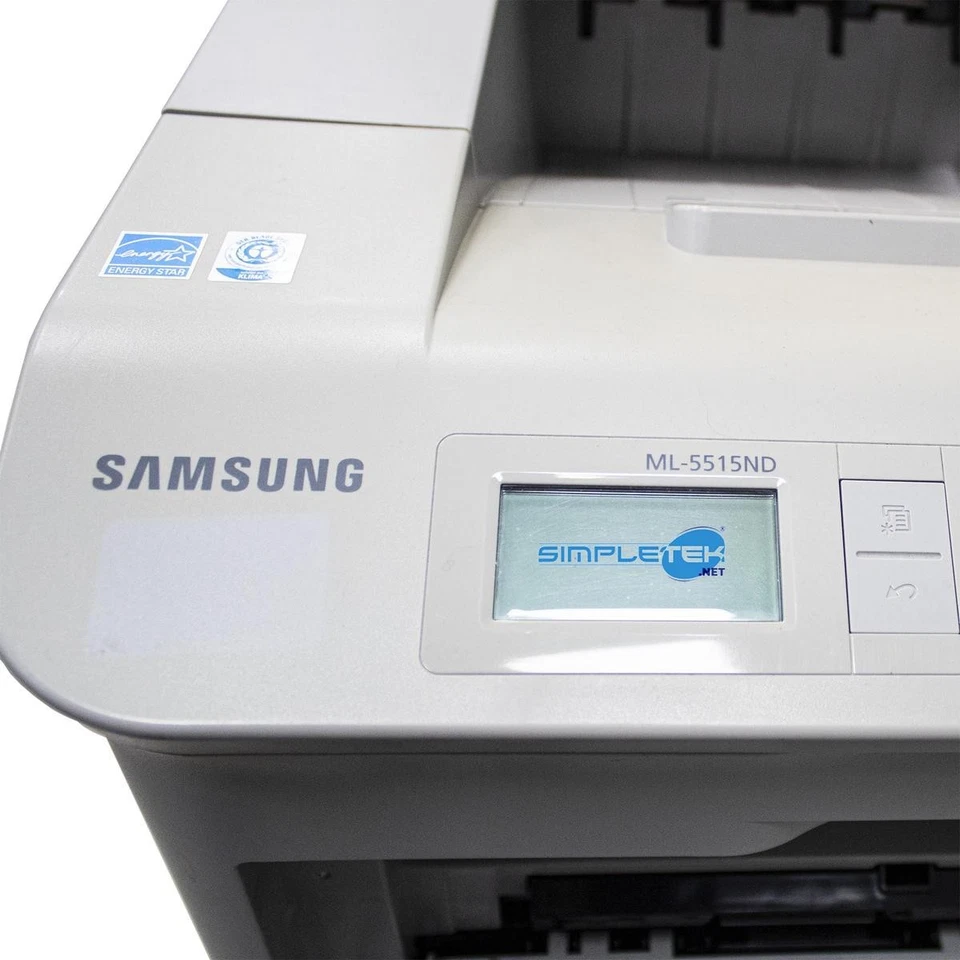 Samsung Ml-5515nd Stampante Laser Usb Lan A4 Adf Automatico Ufficio Monocromatic - Immagine 4 di 4