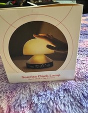 Sunrise Clock Lamp Digital Alarm Clock Tap Co...