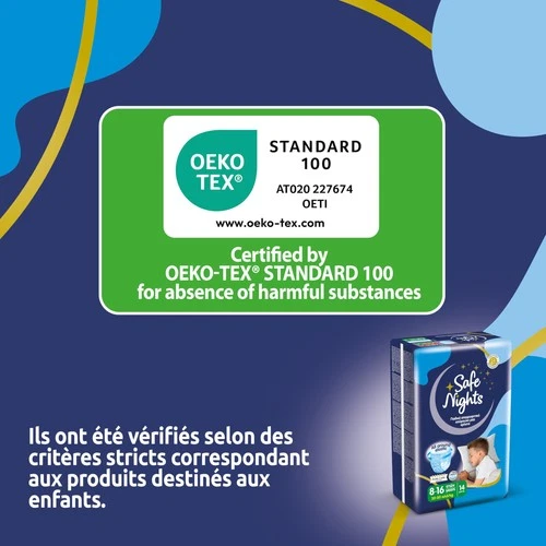 Safe Nights Boy, saugfähige Nachthose für Jungen 8-16 Jahre (30-50 kg), 1... - Bild 5 von 12