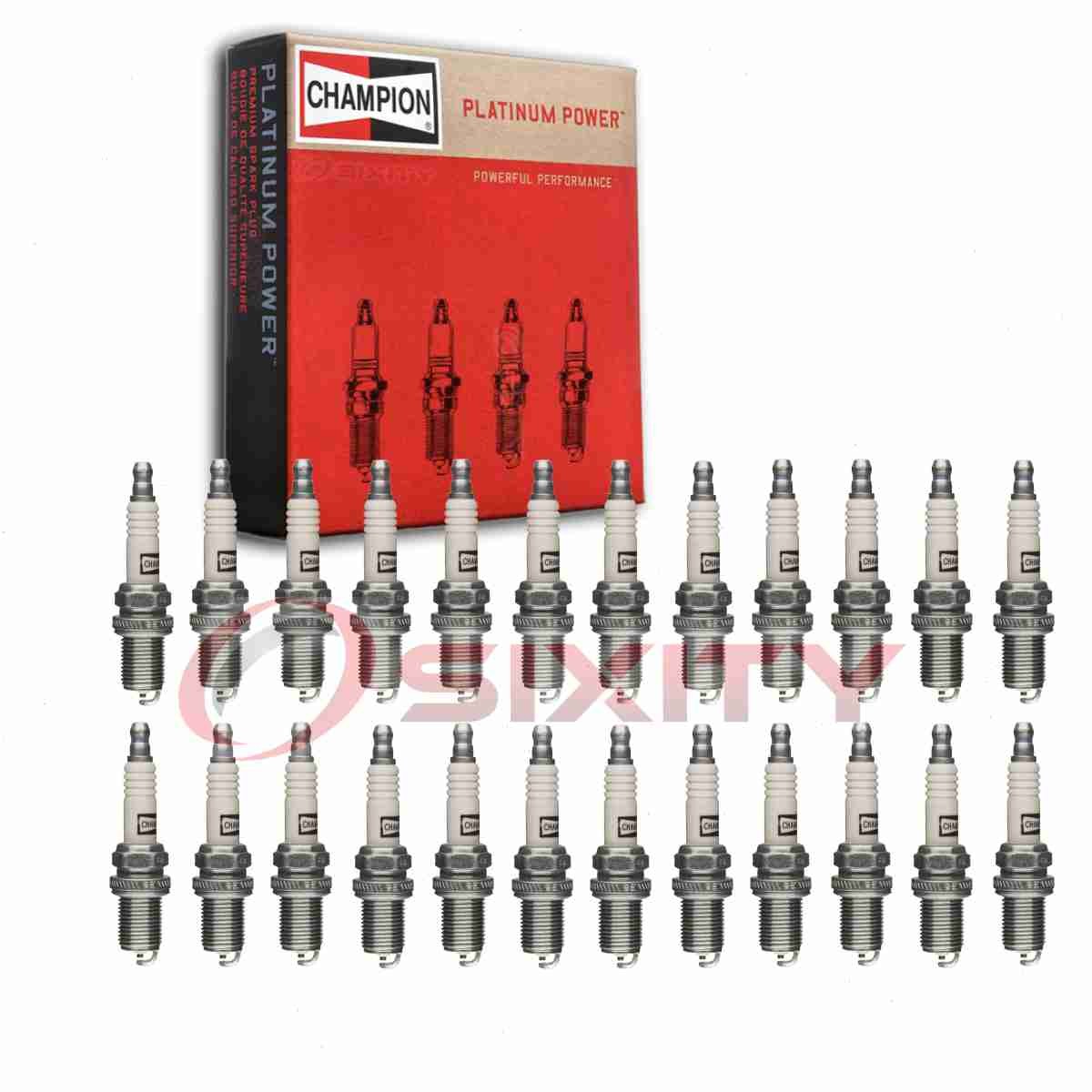24 pc Champion Platinum Spark Plugs for 2005-2018 Mercedes-Benz SL65 AMG bw