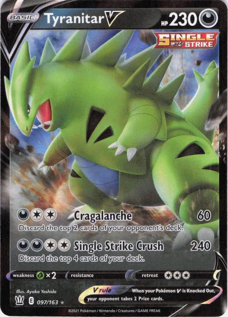 Tyranitar V Pokémon TCG Cards for sale | eBay