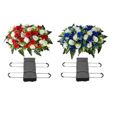 Delicate Silk Florals Wreath 36 Roses For Special Event Home Beautifying