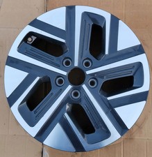 1x Alufelge 17 Zoll 7.0" 5x114.3 50ET Glanz Schwarz 52910-DD100 Hyundai Kona Mg