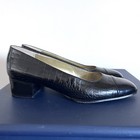 Bruno Magli Women’s Size 9 B Black Croc Embossed Block Heel Vintage — photo 5