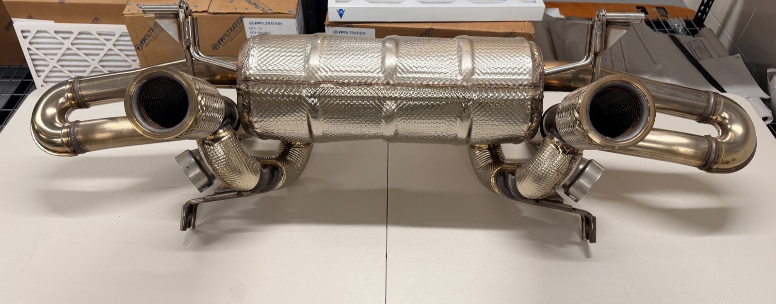 4T0251051M LAMBORGHINI HURACAN 2020-24 STO EVO OE FACTORY EXHAUST USED 394 MILES