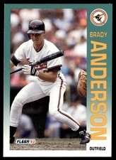 1992 Fleer Brady Anderson Baltimore Orioles #1