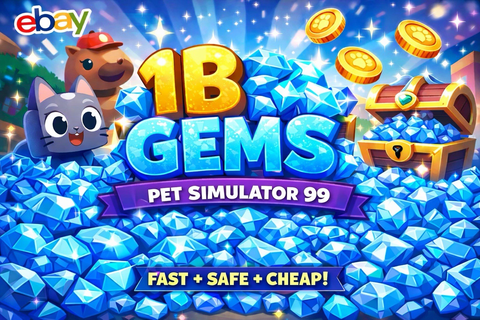 Pet Simulator 99 | 1b Gems 