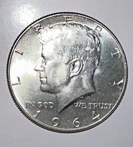 Beautiful 1964 50C Silver Kennedy Half Dollar Business Strike