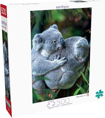 Buffalo Games - Earthpix - Bear Hug - 500 Piece Jigsaw Puzzle 500, Multicolor