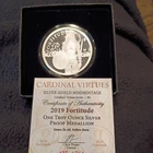 2019 1oz Silver Shield Fortitude Proof Silver Round 427/764 mini mintage