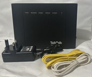 Talk Talk D-Link Wireless Super Router DSL-3782 Bundle Netzteil und Etheret