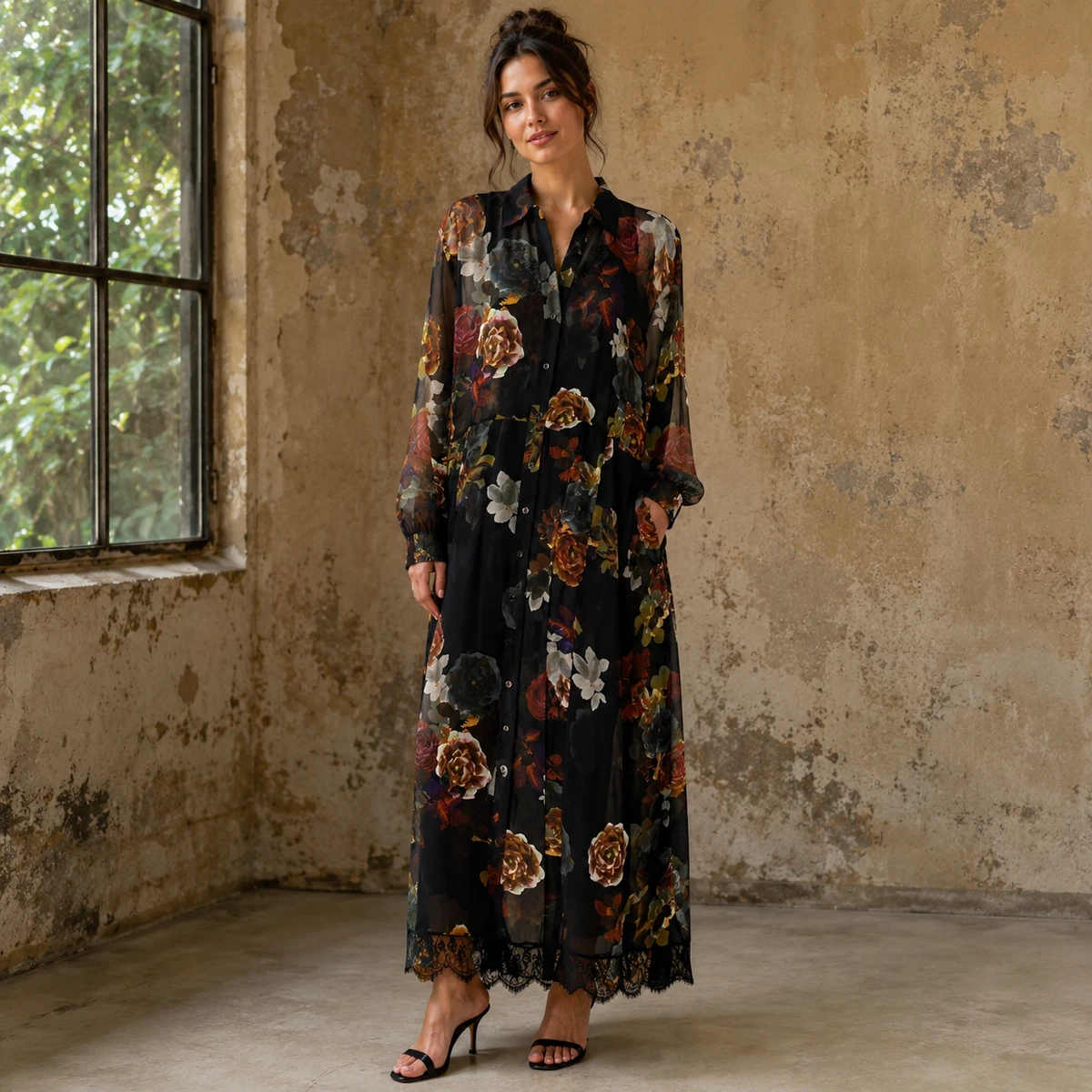 maxi butterfly dress women's Butterfly Tulle Puff Sleeve Maxi Dress – Jaxe + Grace Boutique