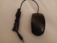 HP Black Wired USB Optical Mouse for PC