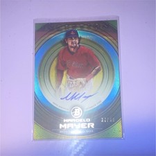 2022 Bowman Inception Gold Foil /50 Rookie Marcelo Mayer Boston Red Sox