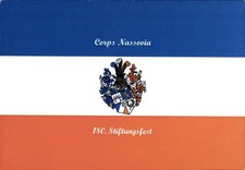Ak Würzburg am Main Unterfranken, Wappen, Corps Nassovia, 180.... - 11256451