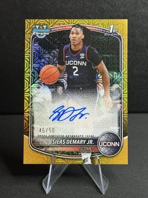 2025 Bowman Chrome U - Silas Demary Jr. - 1st Bowman Chrome Autograph /50