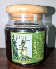 Yankee Candle Solstice Woods 14.5 oz Wood Top Home Again Collection Retired Rare