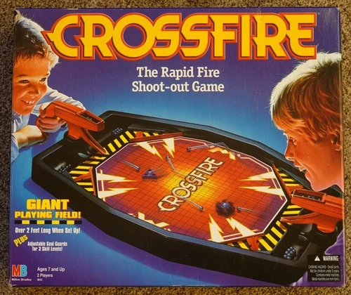 Milton Bradley Crossfire Board Game 1994 VINTAGE In Box Complete Great Condition