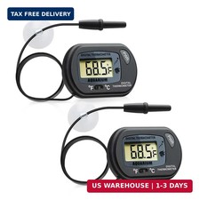 Digital Aquarium Thermometer Fish Tank Thermometer Test with Large LCD Display F
