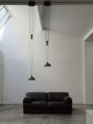 De Sede Ds 67 Brown Leather Design Sofa Swiss Desede