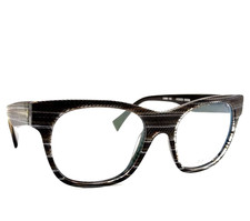 ALAIN MIKLI A 03025 B0D9 MATTE BLACK GREY BROWN AUTHENTIC EYEGLASSES FRAME 51-18