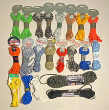 550 Parachute Paracord Lot Multicolor, Approximately 450Ft