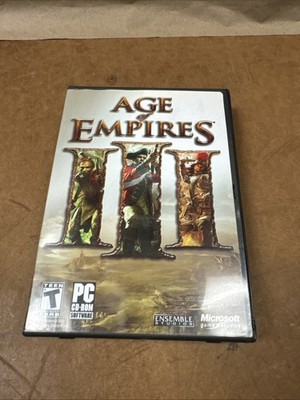Age of Empires 3 III (PC CD-ROM 2005) Complete 3 Discs, Manual And Product Key!