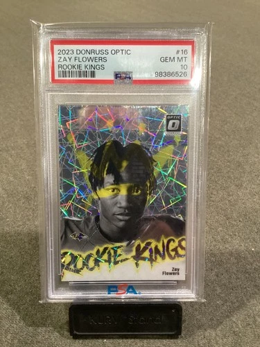 2023 Donruss Optic Zay Flowers ROOKIE KINGS PSA 10!!!!! Ravens