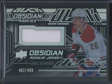 2022-23 Upper Deck SPx Hockey Juraj Slafkovsky #ORJ-JS RC Obsidian Jersey /499