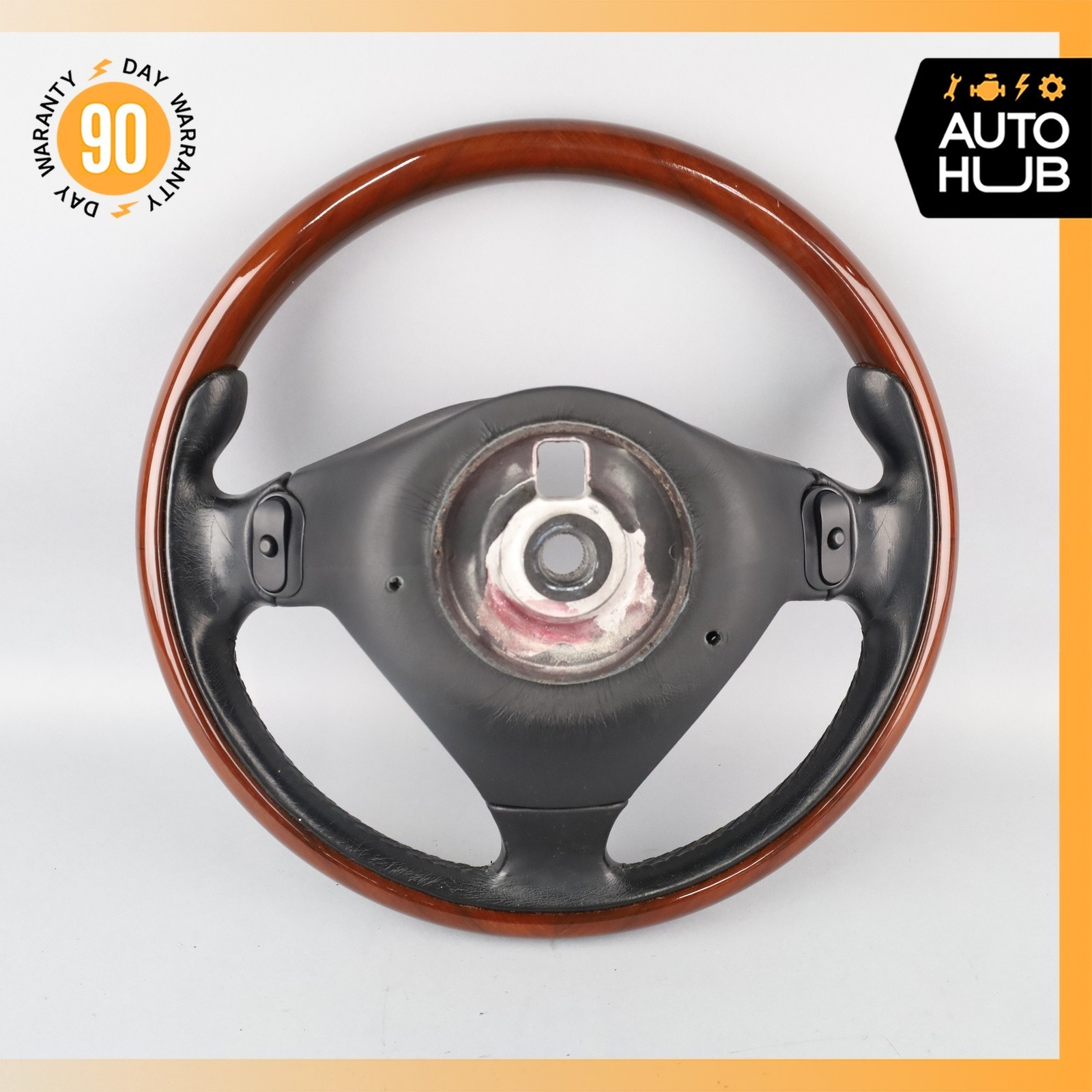 08-19 Maserati GranTurismo M145 Steering Wheel Rosewood Black OEM