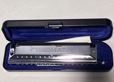 Suzuki SCX-64 Chromatic Harmonica Key Of C 16-Hole 64-Note Used Japan