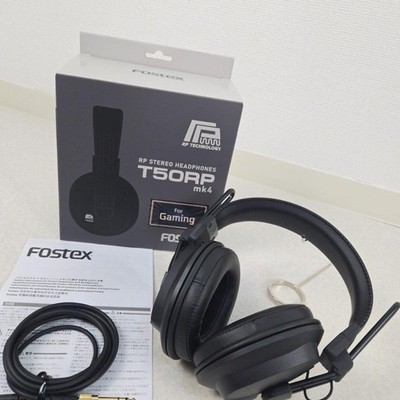 FOSTEX T50RP MK4 Planar Magnetic Studio Monitor Headphones Used From Japan 252