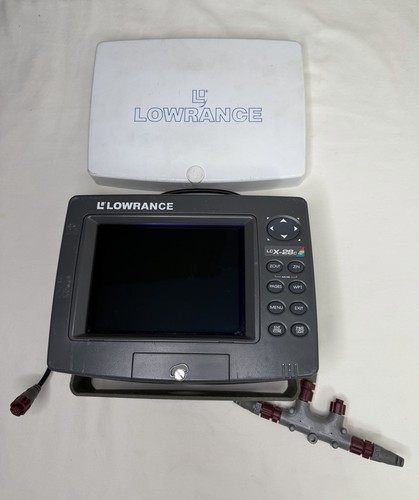 Lowrance LCX-28c HD Echolot Kartenplotter Head Unit mit Abdeckung ungetestet - Bild 1 von 10