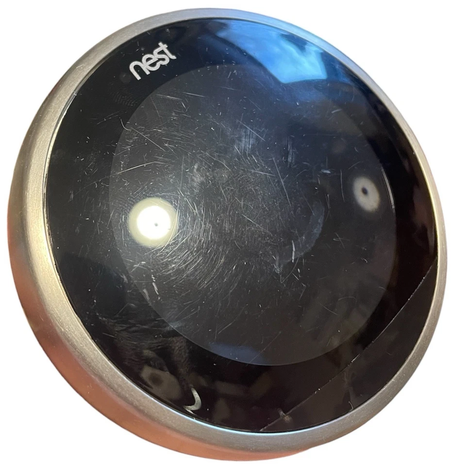 Google Nest 3rd Gen Learning Thermostat Stainless Steel (T3007ES) - Tested/Works - Image 4 of 4